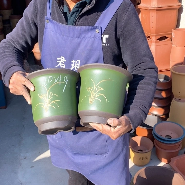 紫砂花盆紫砂花盆