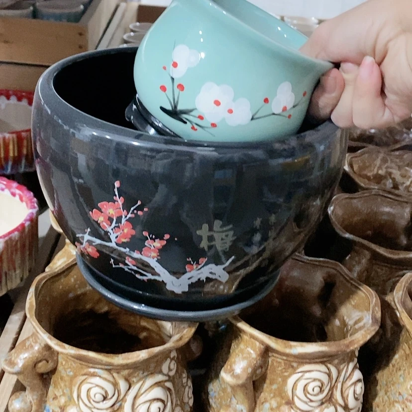 【闪购商品】陶瓷陶瓷花盆，多肉花盆