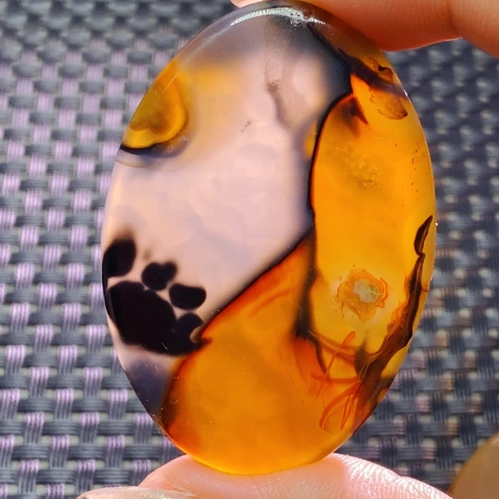 玛瑙/玉髓颈饰未镶嵌老**o