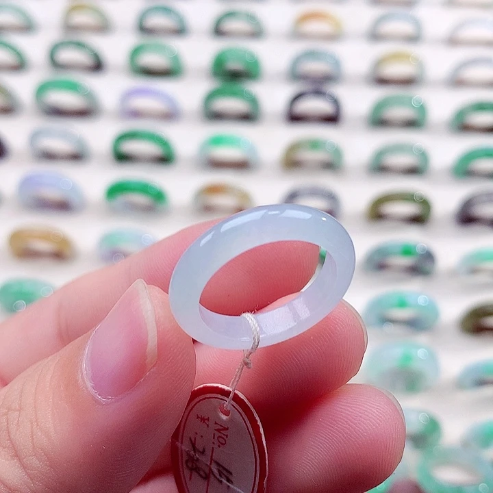 翡翠未镶嵌戒指15号