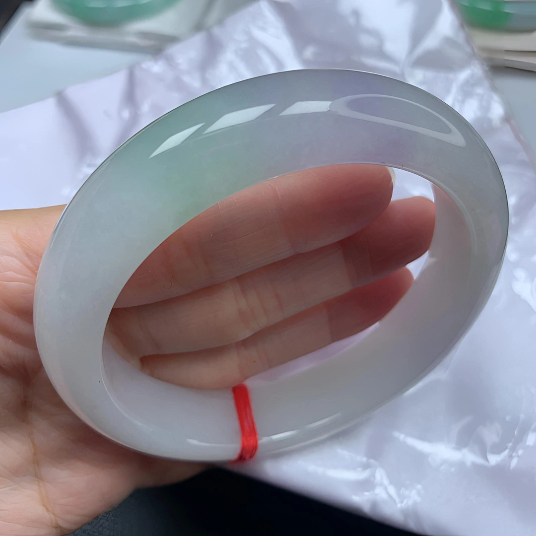 冰胶春彩宽版轮胎手镯6162