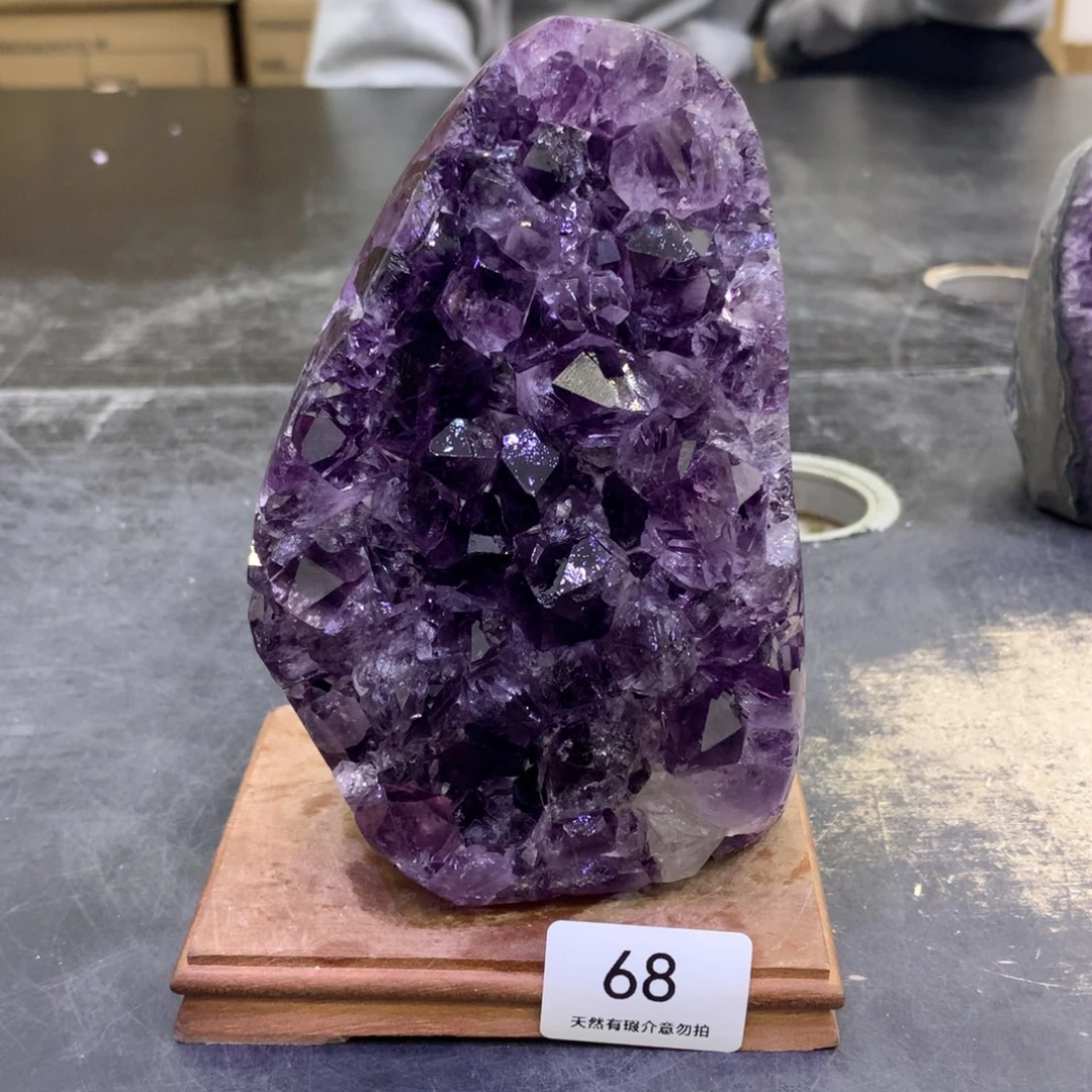 水晶摆件未镶嵌紫晶68