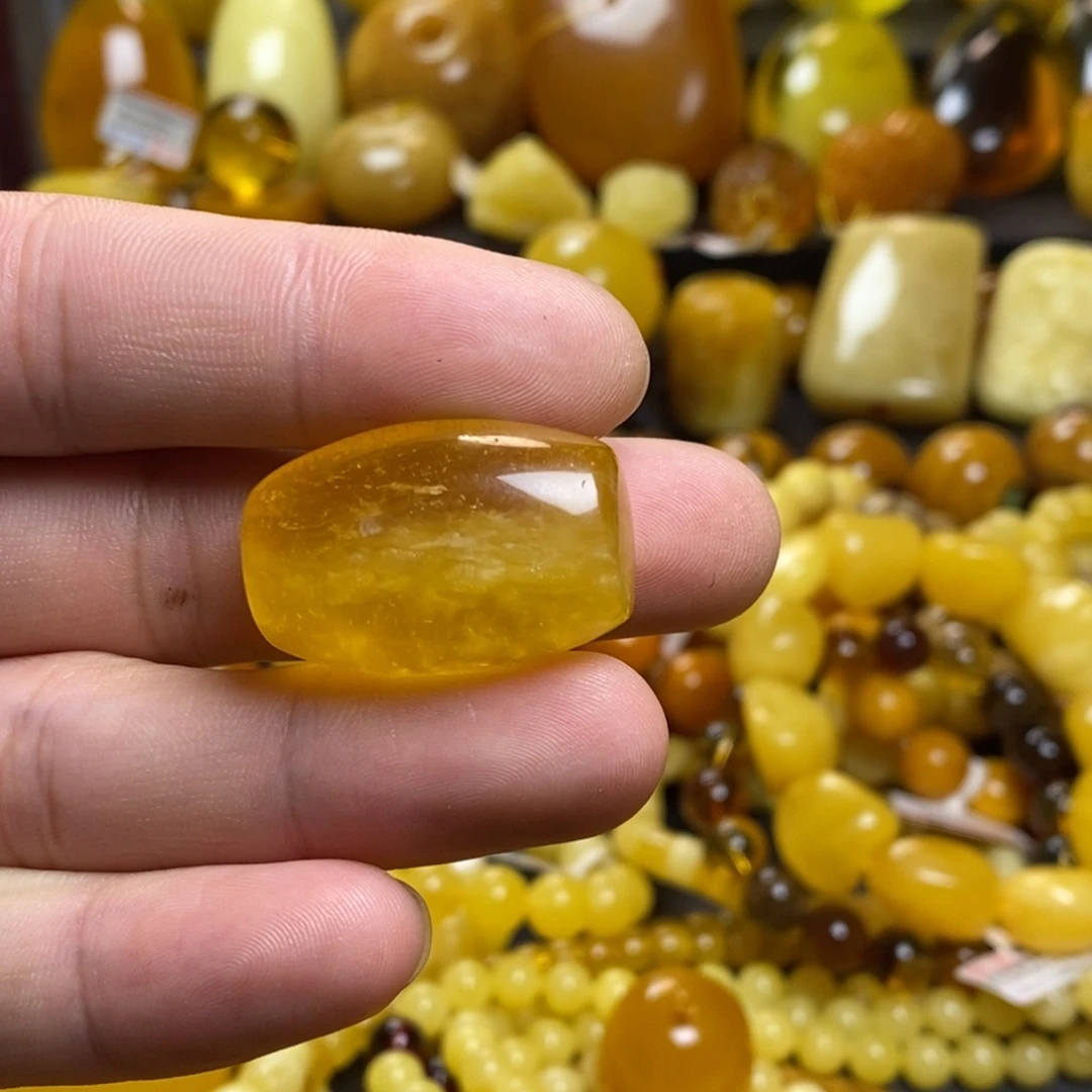 琥珀未镶嵌裸石蜜蜡