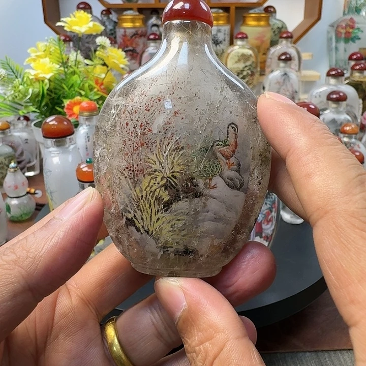 不***多鼻烟壶内画工艺品包邮