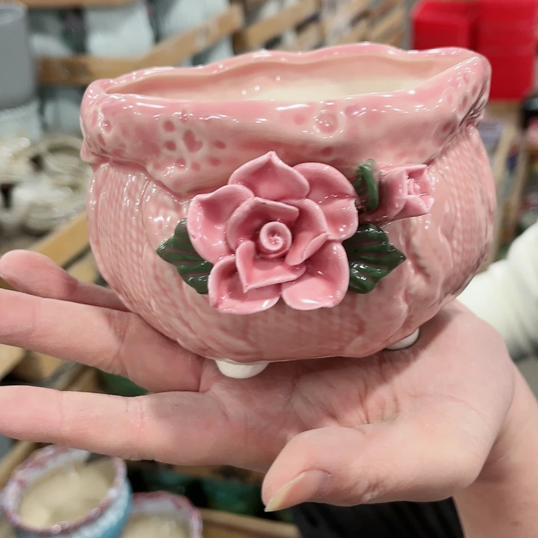 【闪购商品】陶瓷陶瓷多肉植物花盆