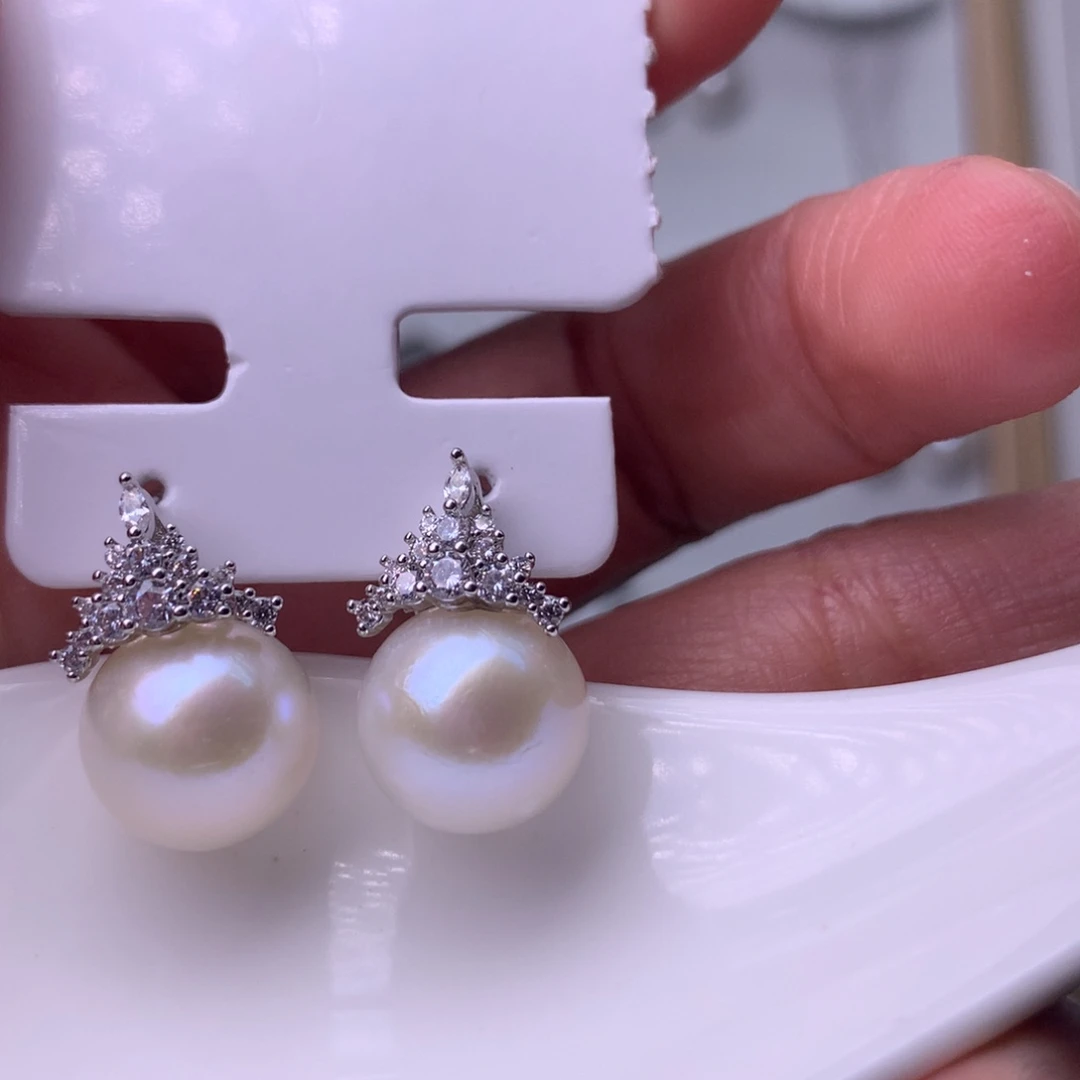 未镶嵌耳饰淡水珍珠