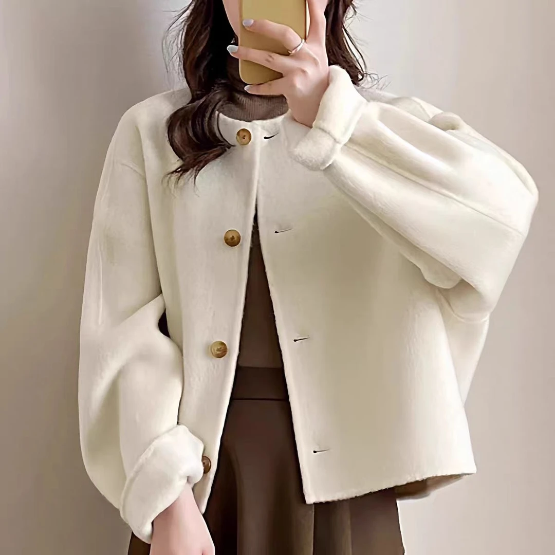 【真的赔钱】601-800羊毛大衣古风新中式立领秋冬日常短款2025