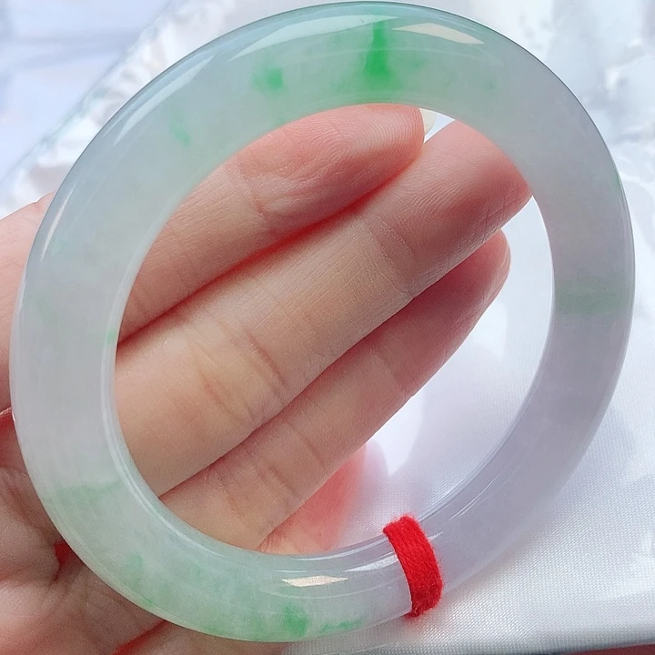 翡翠手镯未镶嵌55圆条882757
