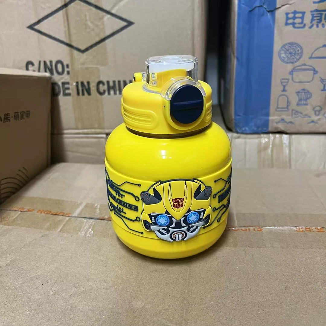 迷你儿童水杯变形机器图案