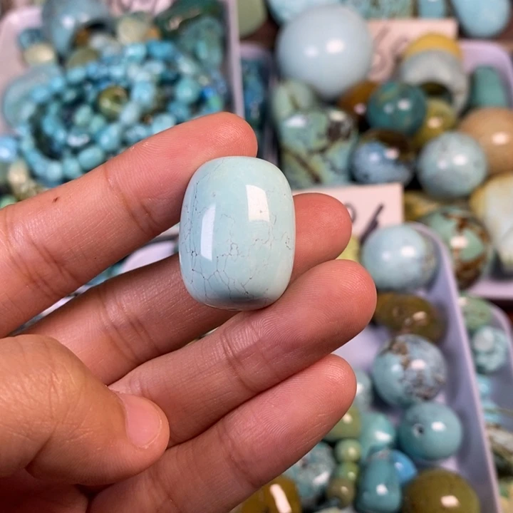 绿松石未镶嵌颈饰