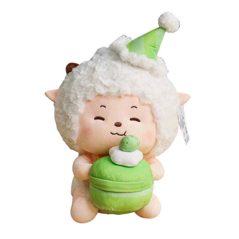 喜羊羊与灰太狼生日系列懒羊羊周边毛绒玩具公仔可爱生日礼物