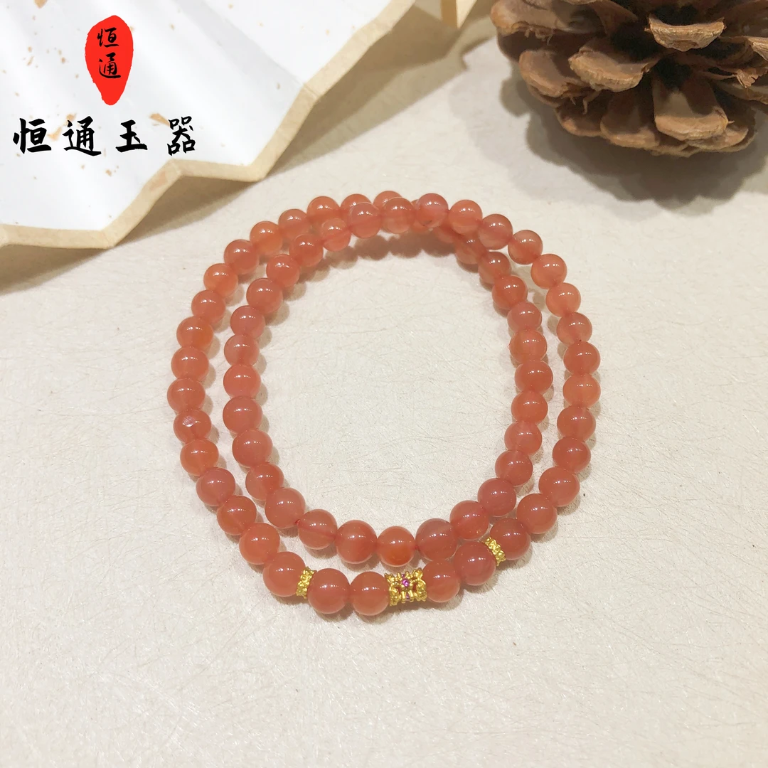 南红冰红女神链精致首饰5mm  1-128