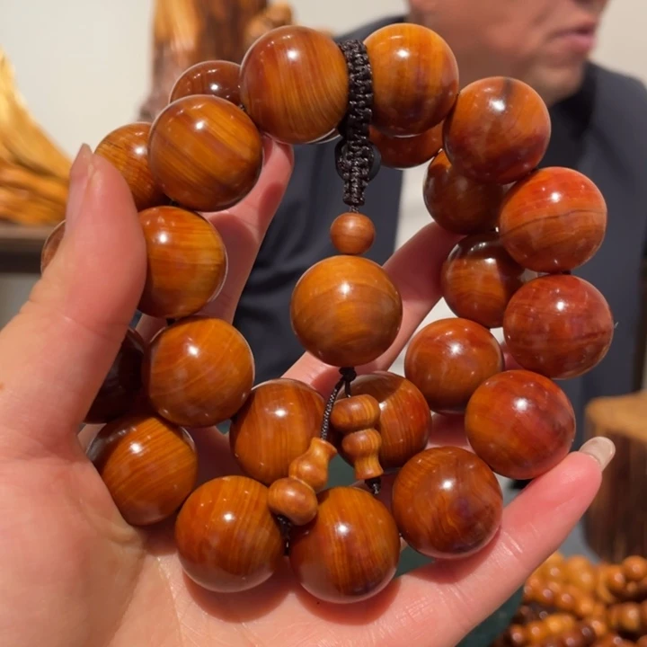 柏木（崖柏）透光玉化2.0手持