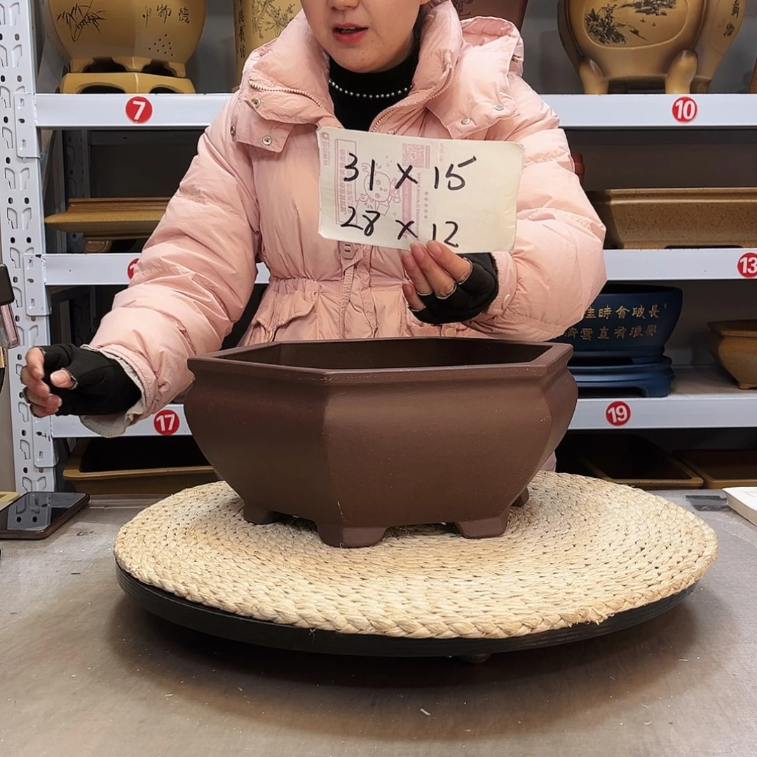 紫砂花盆紫砂花盆