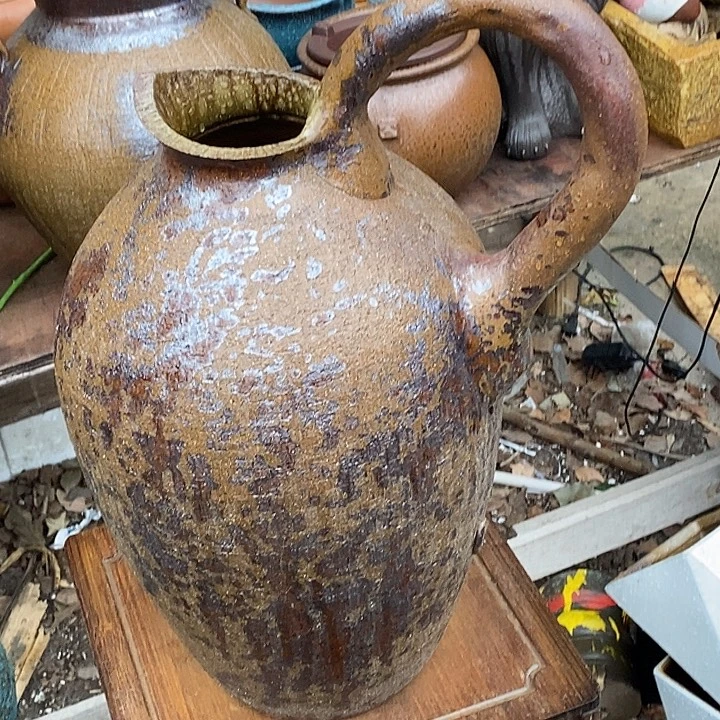 紫砂花盆口11高度46无孔