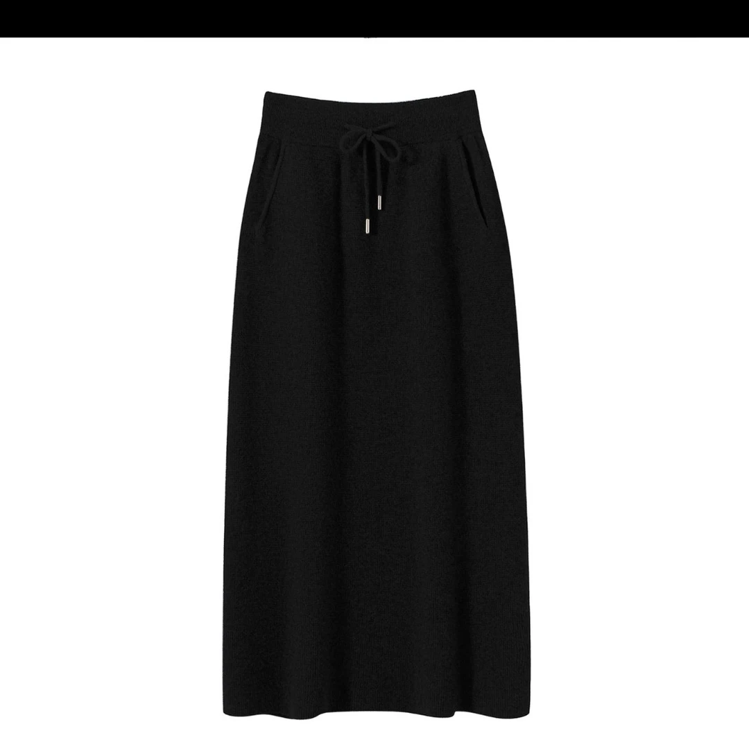 小山羊 纯羊绒H版包臀裙