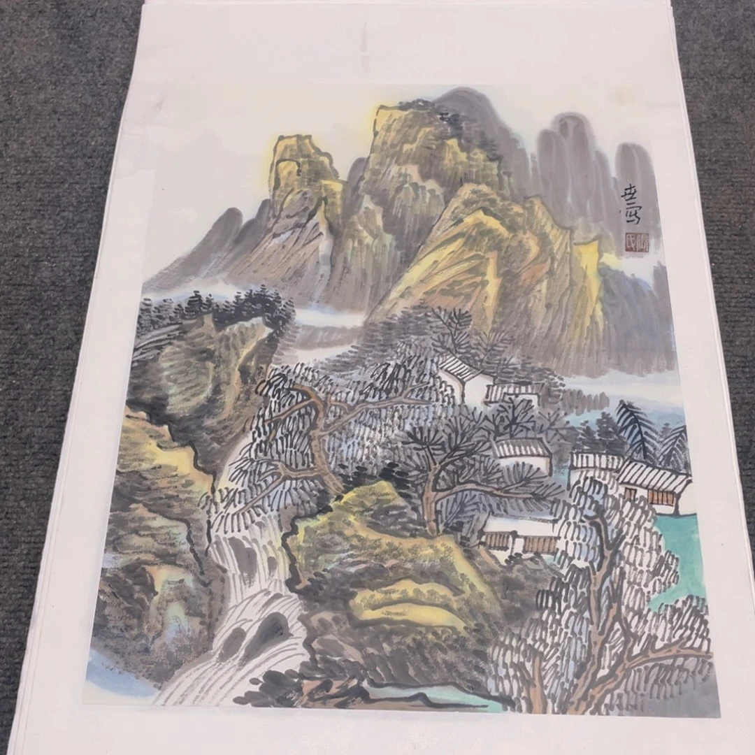 国画1.4平尺纯手绘国画作品