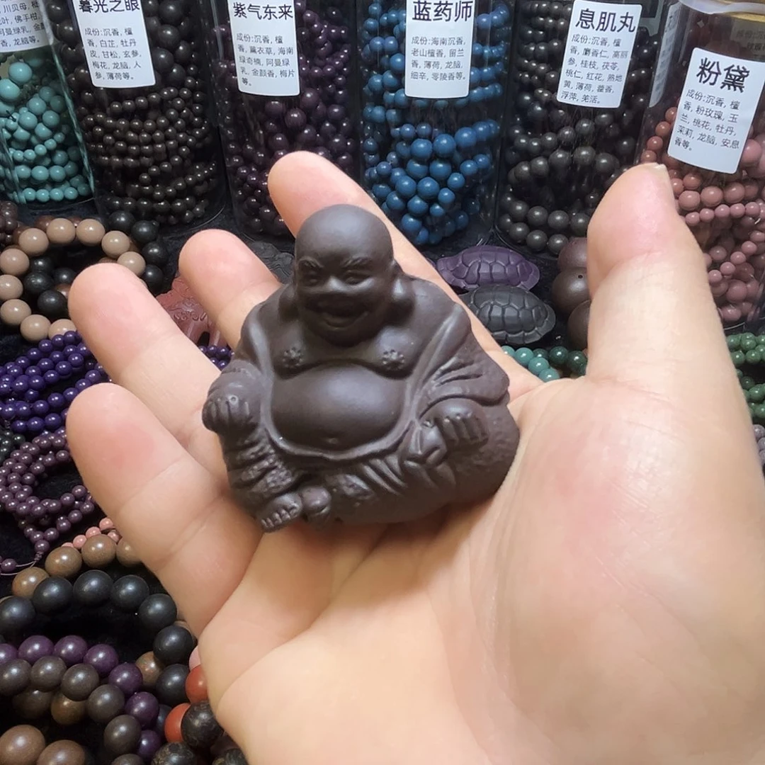 珠串笑口常开摆件