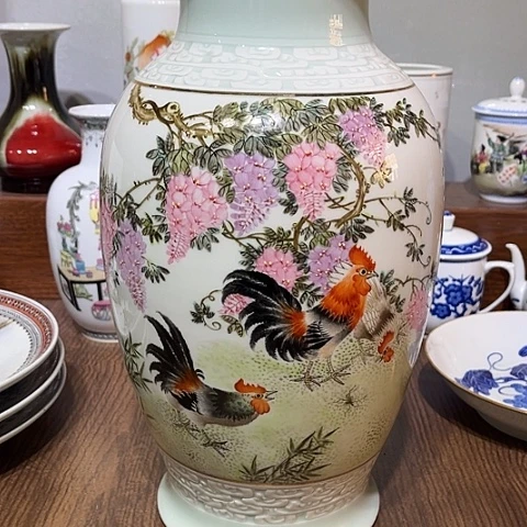 盖碗渔**晚景德镇陶瓷茶杯茶杯茶杯