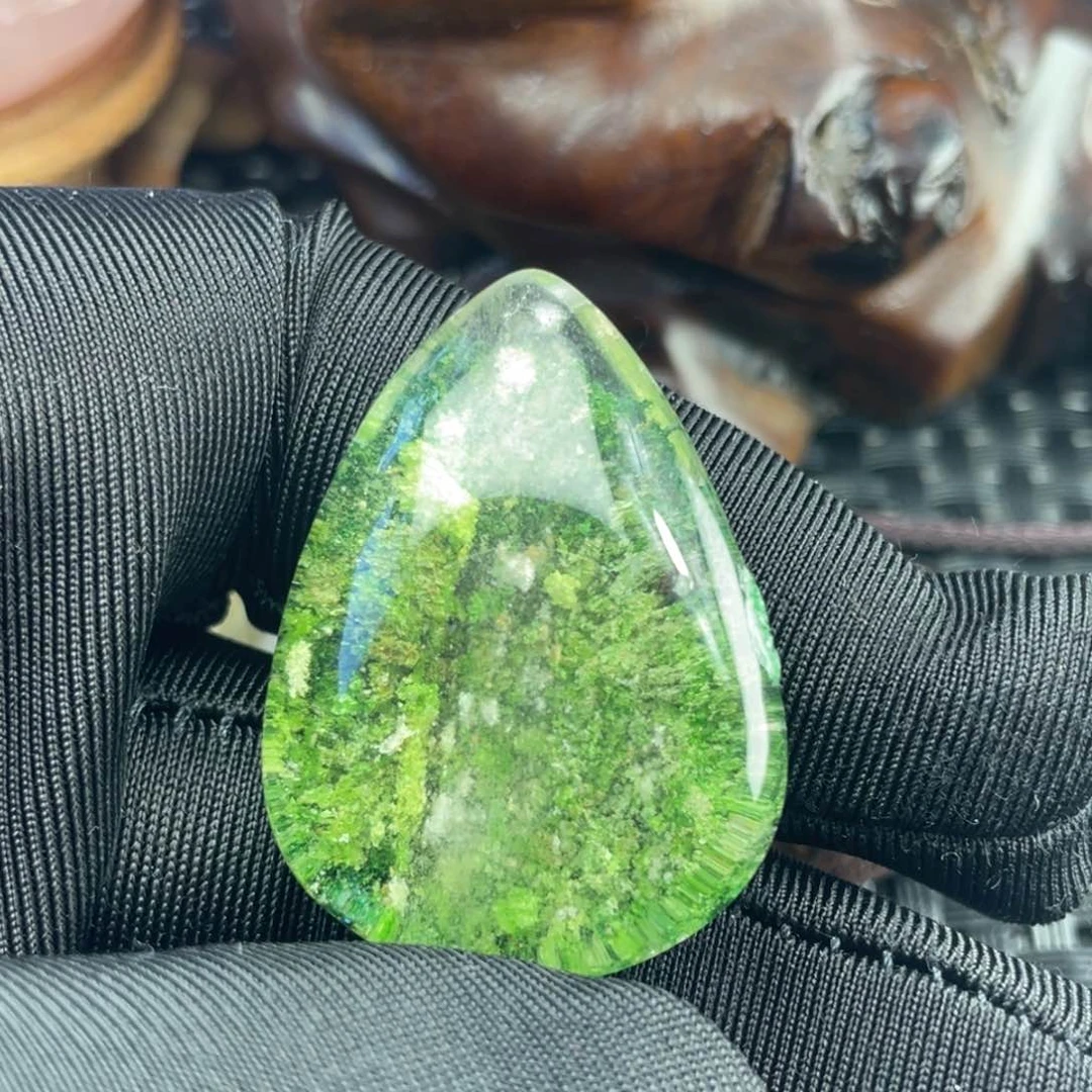 水晶天然吊坠未镶嵌开*?