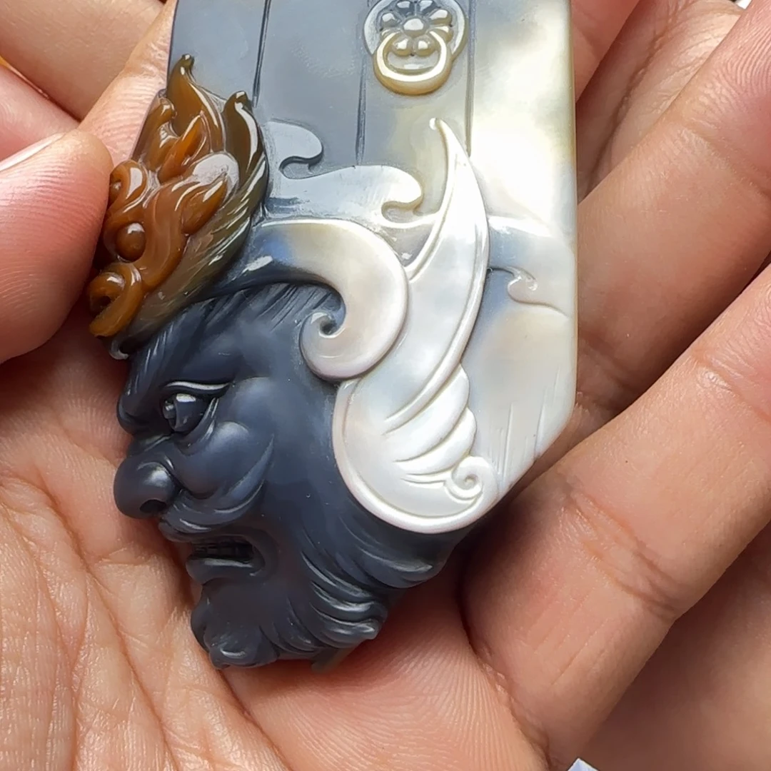 厚***物玛瑙/玉髓未镶嵌颈饰