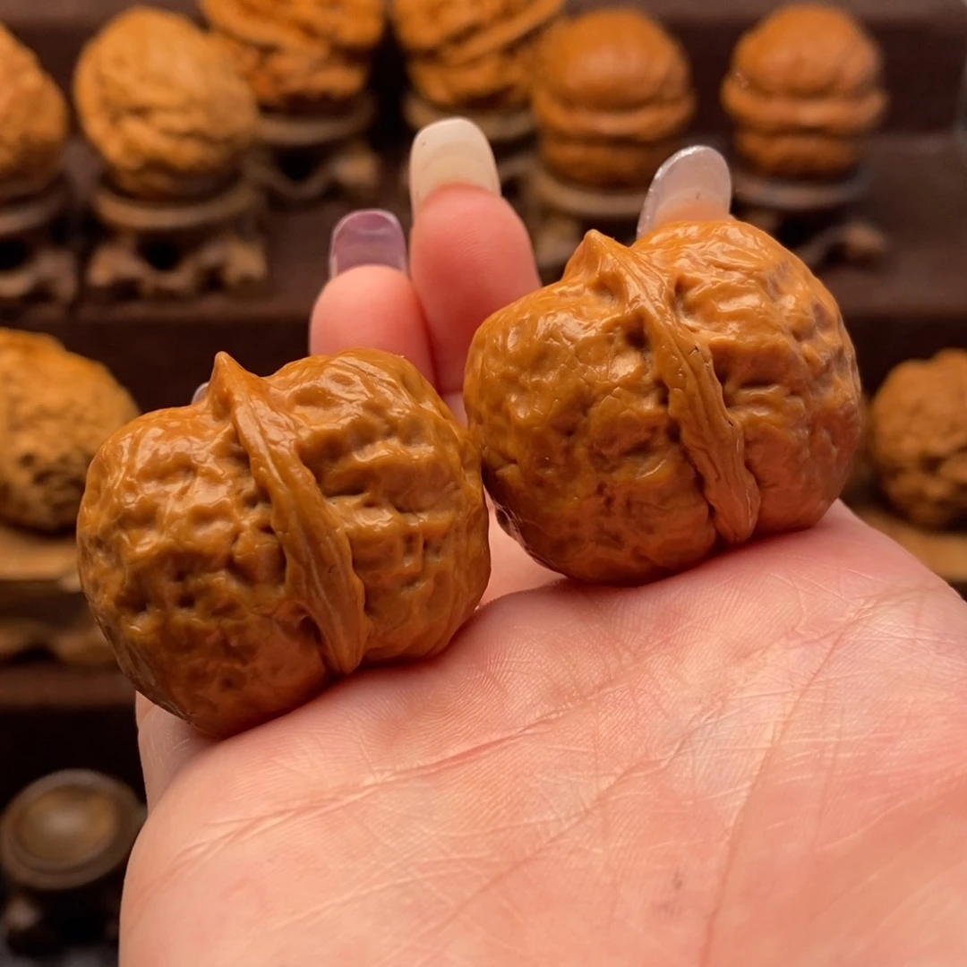 文玩核桃把件35小豆包