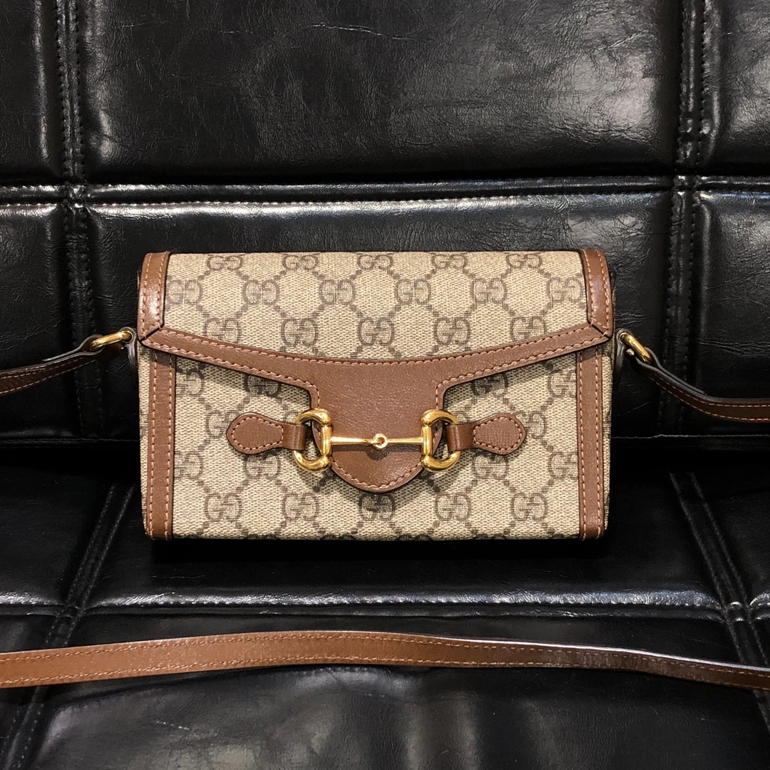 99新 GUCCI/古驰 成色看直播1955手机包 /GSS29257