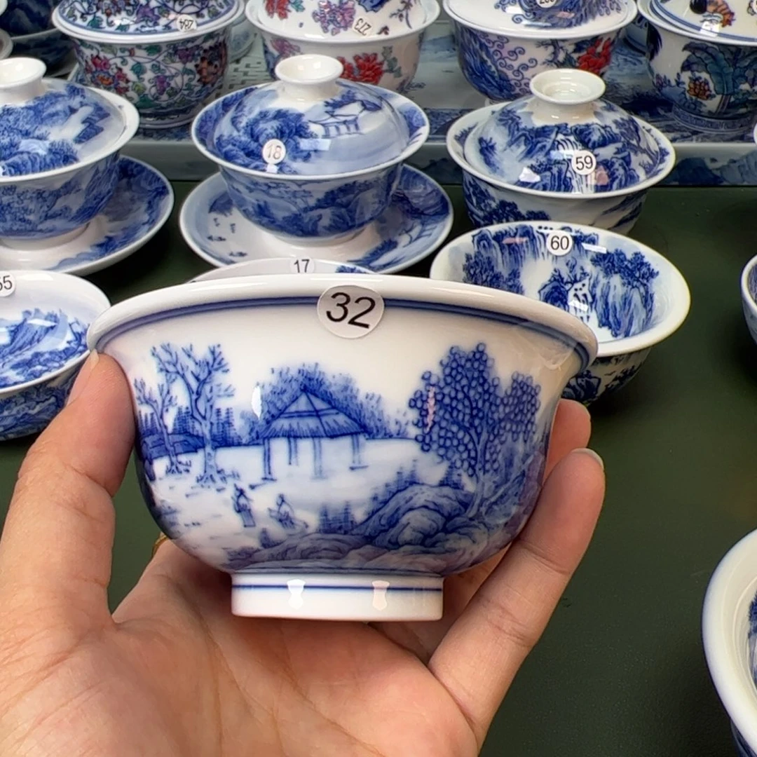木木景德镇纯手工纯手绘茶具32