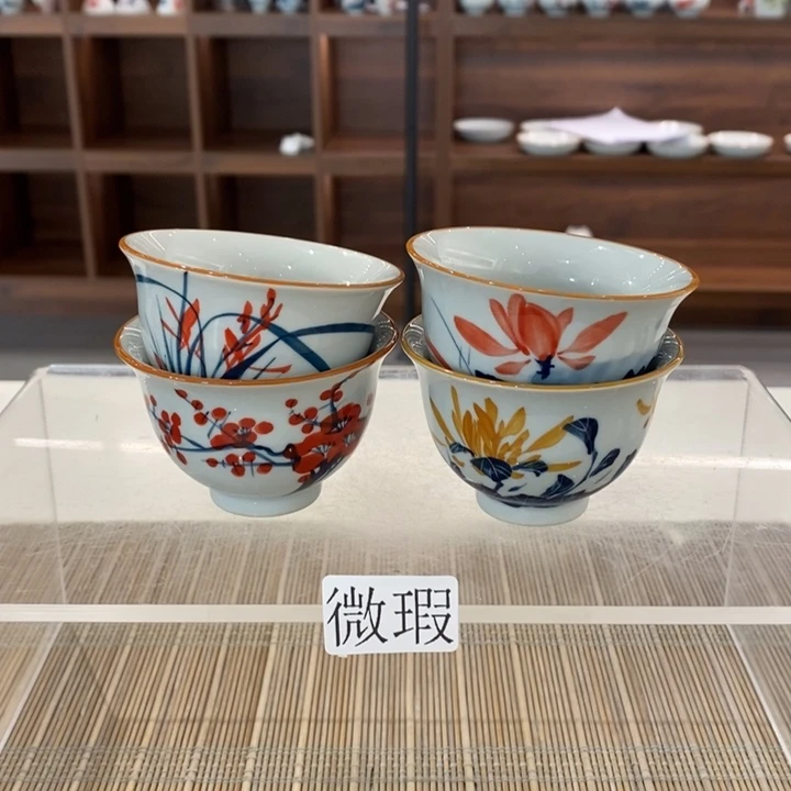 釉下老陶泥手工绘制