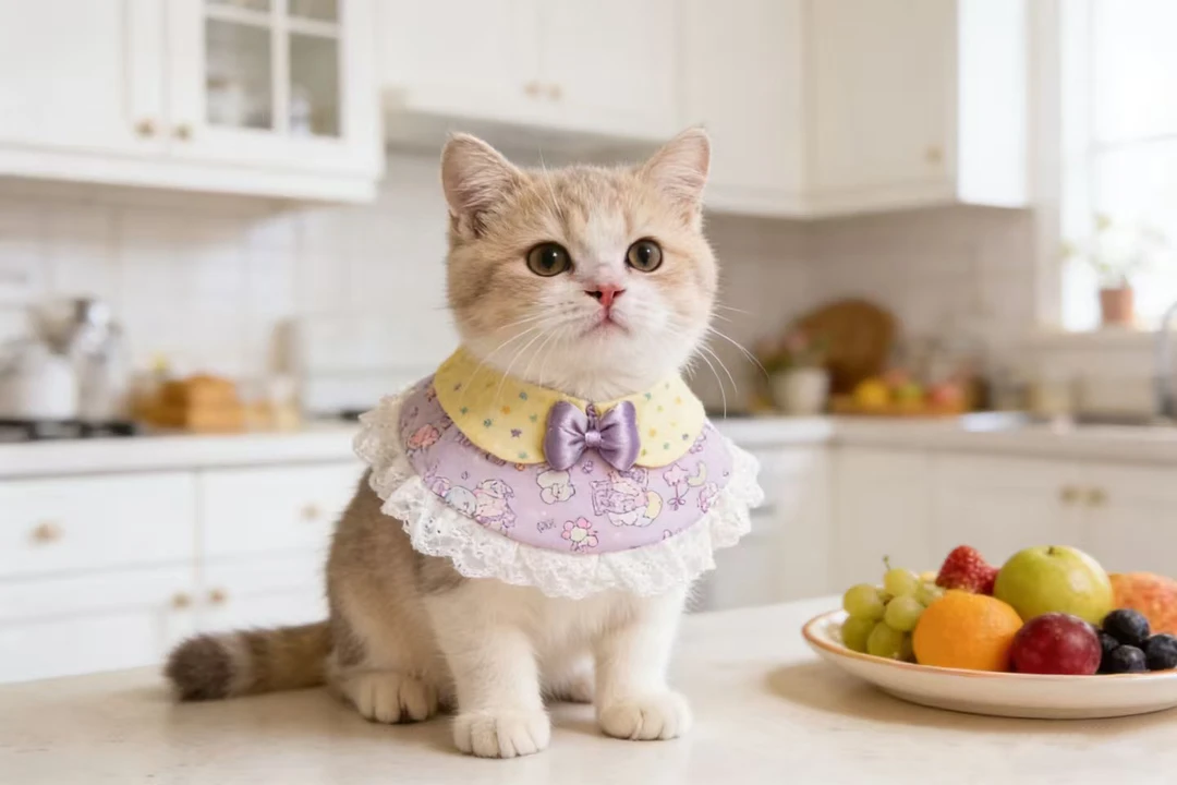 冰丝凉感宠物围脖 夏季透气不粘毛 可调节防挣脱 猫咪狗狗通用