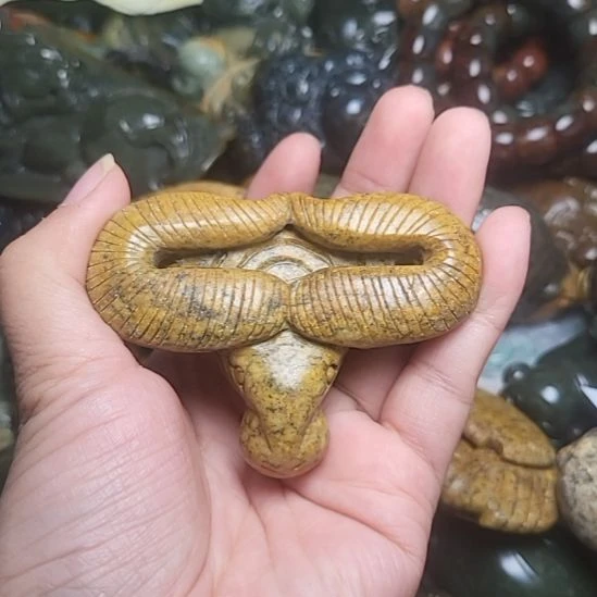 岫岩河磨玉（透闪石质玉）未镶嵌挂件