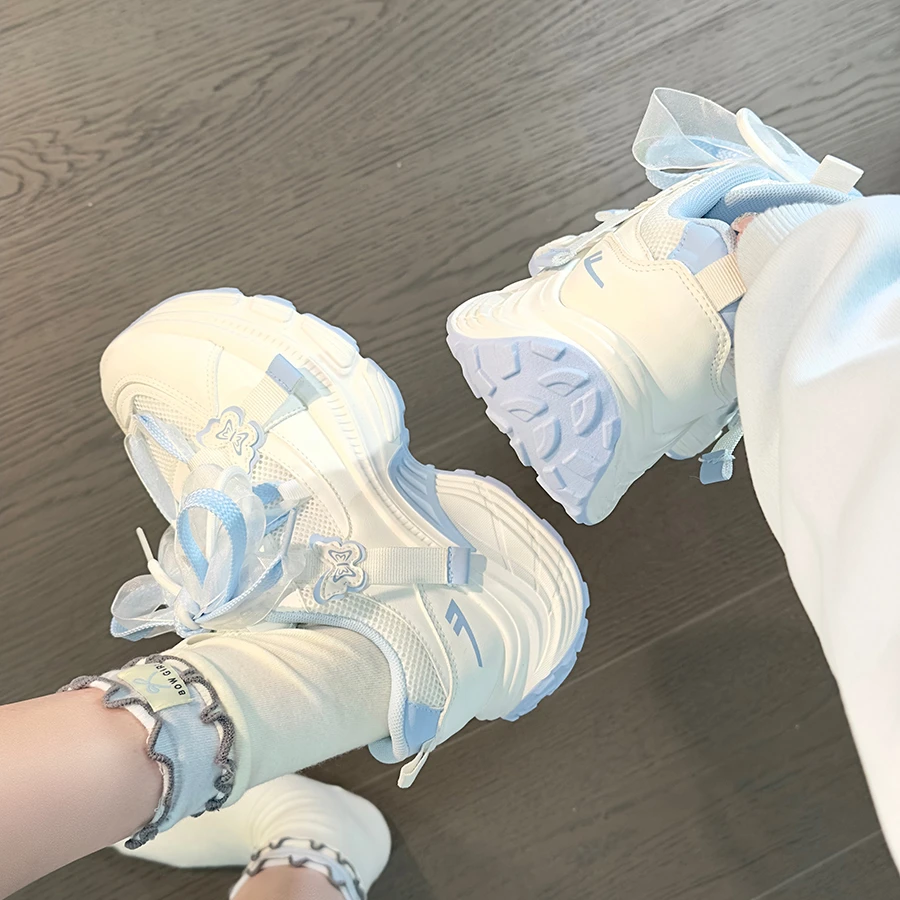 回力芭蕾蝴蝶老爹鞋女2025爆款小众原创爆改休闲女鞋厚底运动鞋女