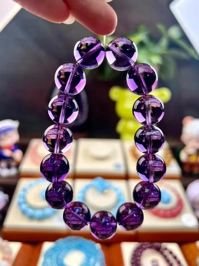 J（直播专属）紫水手链手串