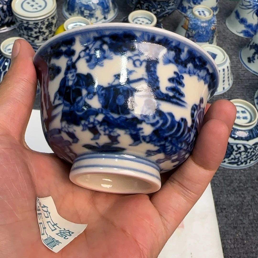 小***白摆件当代仿古精品全手工