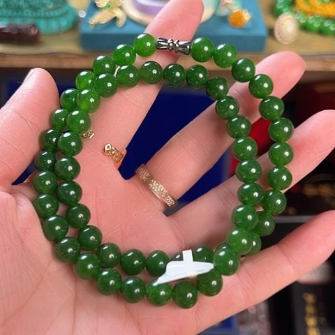 和田玉未镶嵌颈饰以图片为主啊