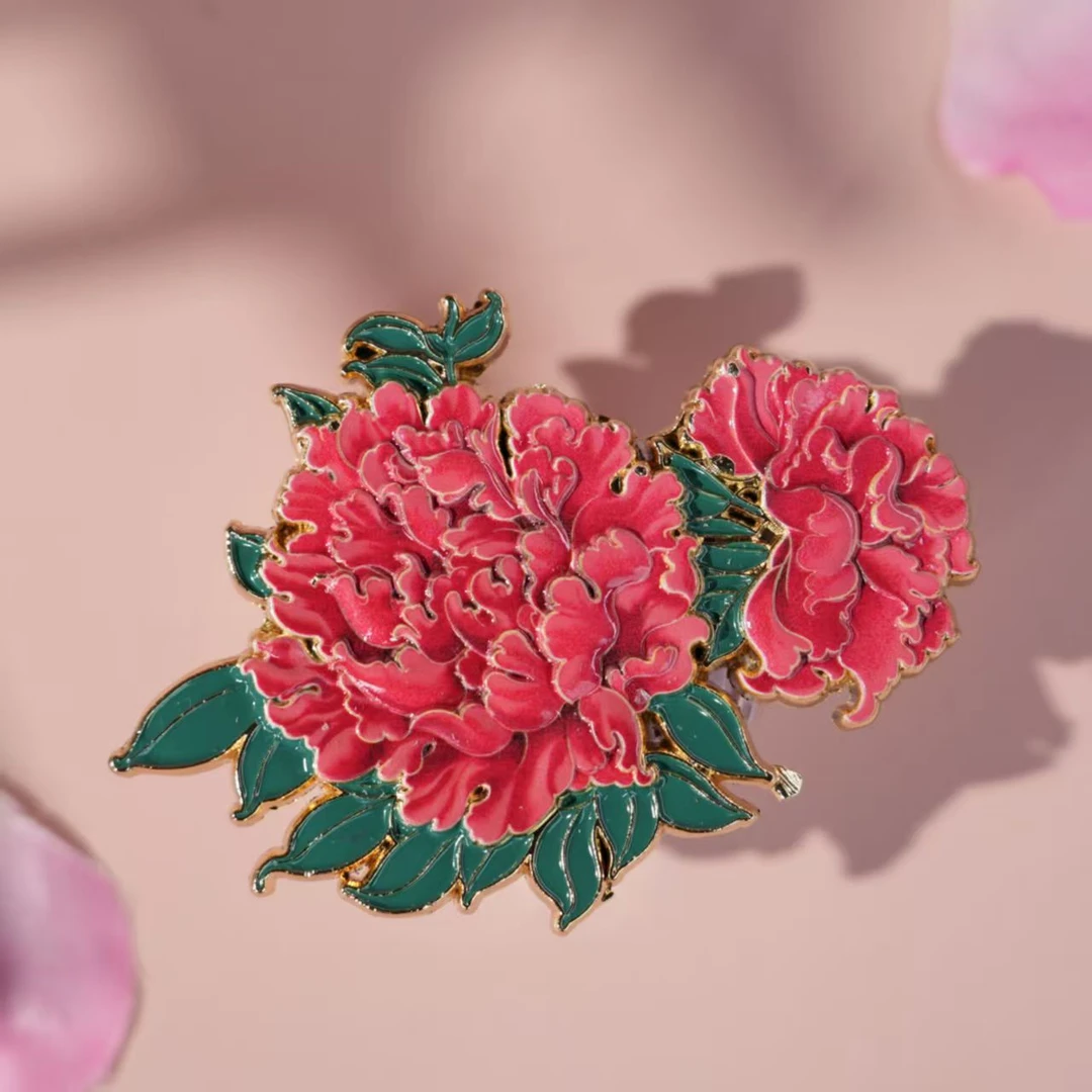 【拆盒】《国色芳华》X 潮品集 丹芍华韵系列金属冰箱贴盲盒代拆