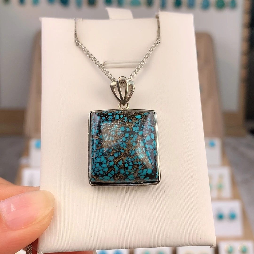 绿松石未镶嵌吊坠(不含链)