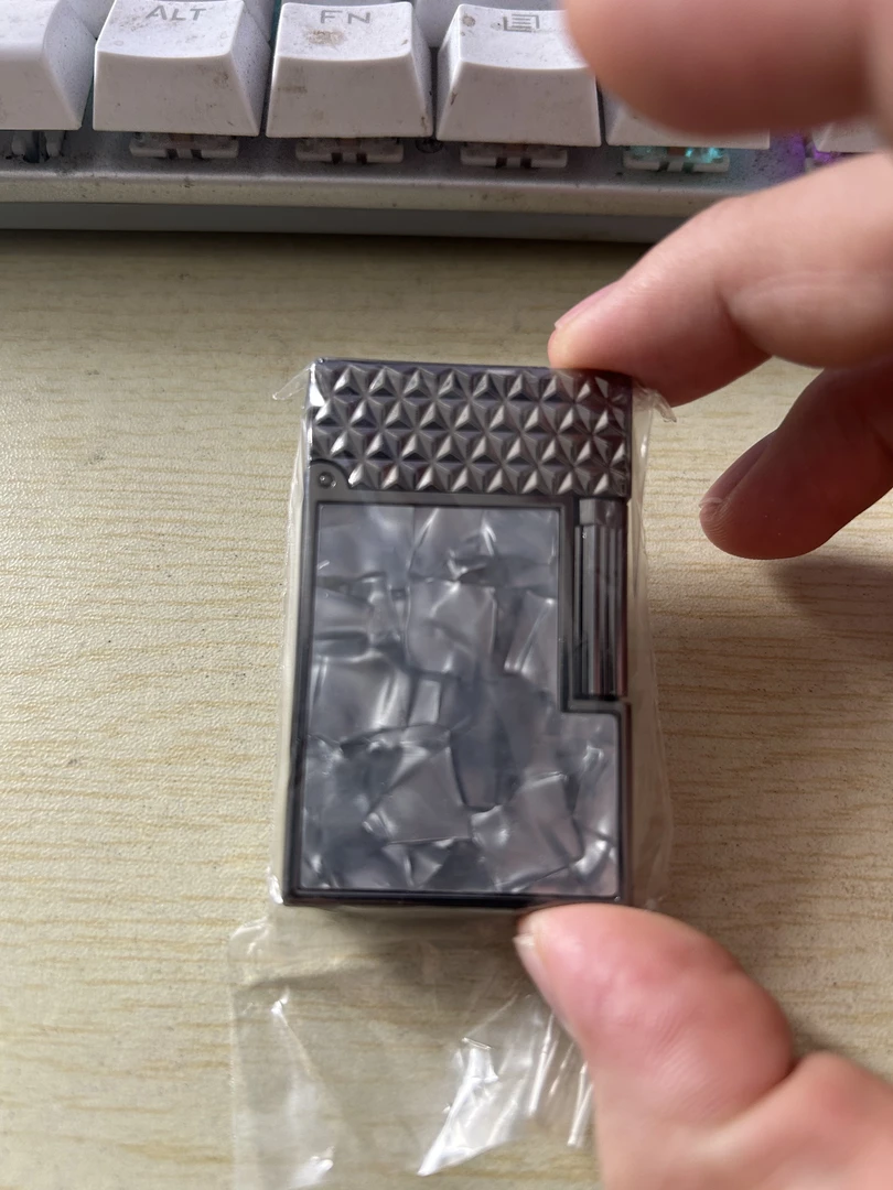 彩贝巴黎钉朗声七彩石高端侧滑钢音朗声打火机44