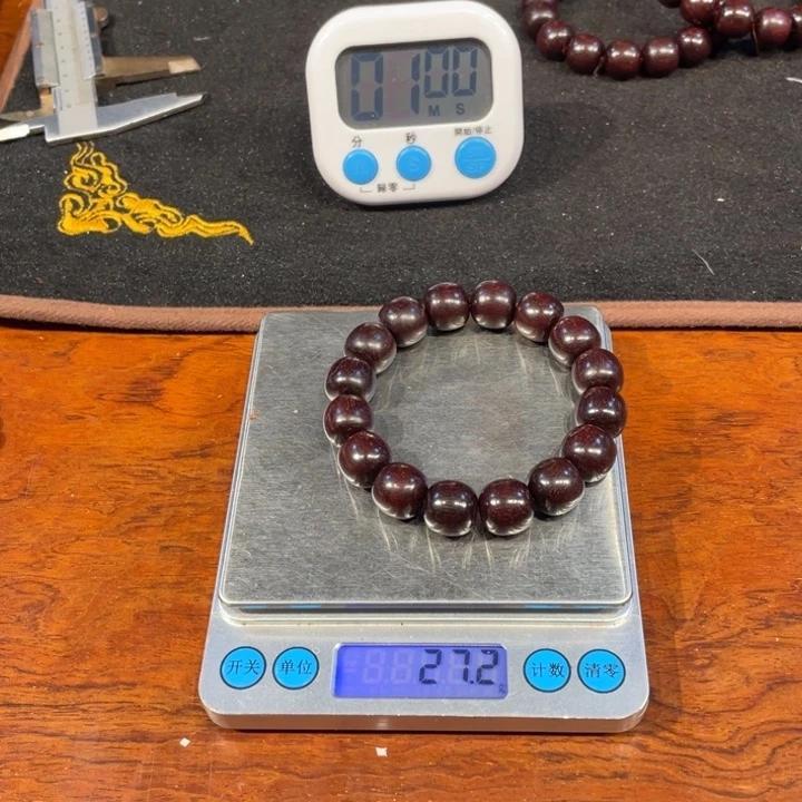 檀香紫檀（小叶紫檀）亲****奥1314的手串