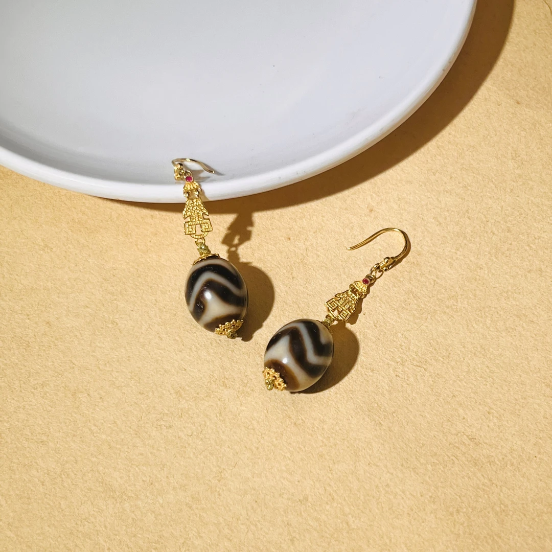 扶摇臻选 | SK双水纹耳环0358