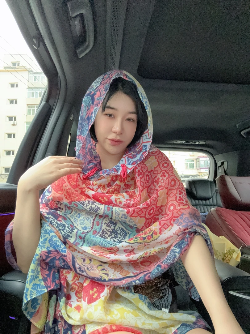 芳姐新款民族风围巾80x180左右