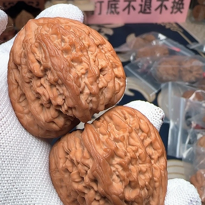 文玩核桃吊坠全品蓟县虎头王44头货