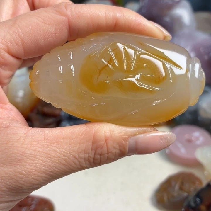 玛瑙/玉髓未镶嵌吊坠(不含链)