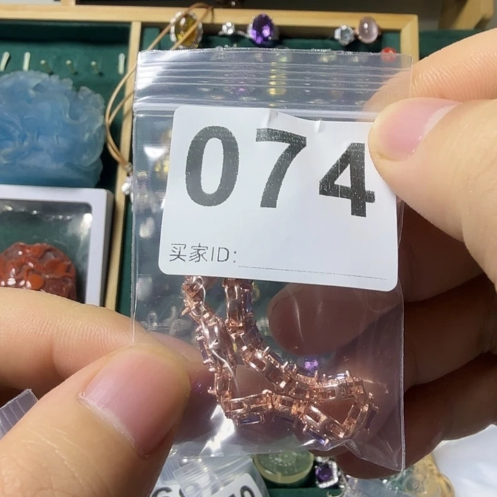 红***间坦桑石手镯银S925镶嵌