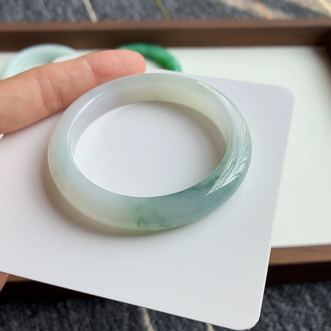 未镶嵌手镯翡翠正圈52.3