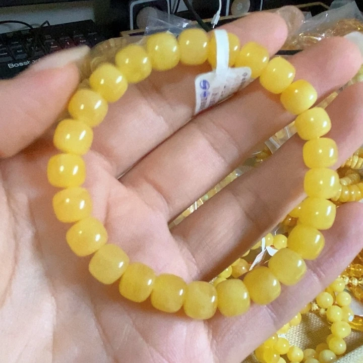 未镶嵌琥珀手链天然无优化琥珀蜜蜡