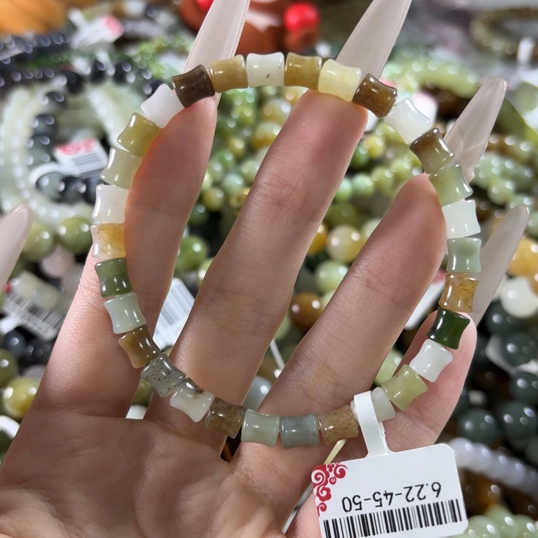 和田玉未镶嵌手链178