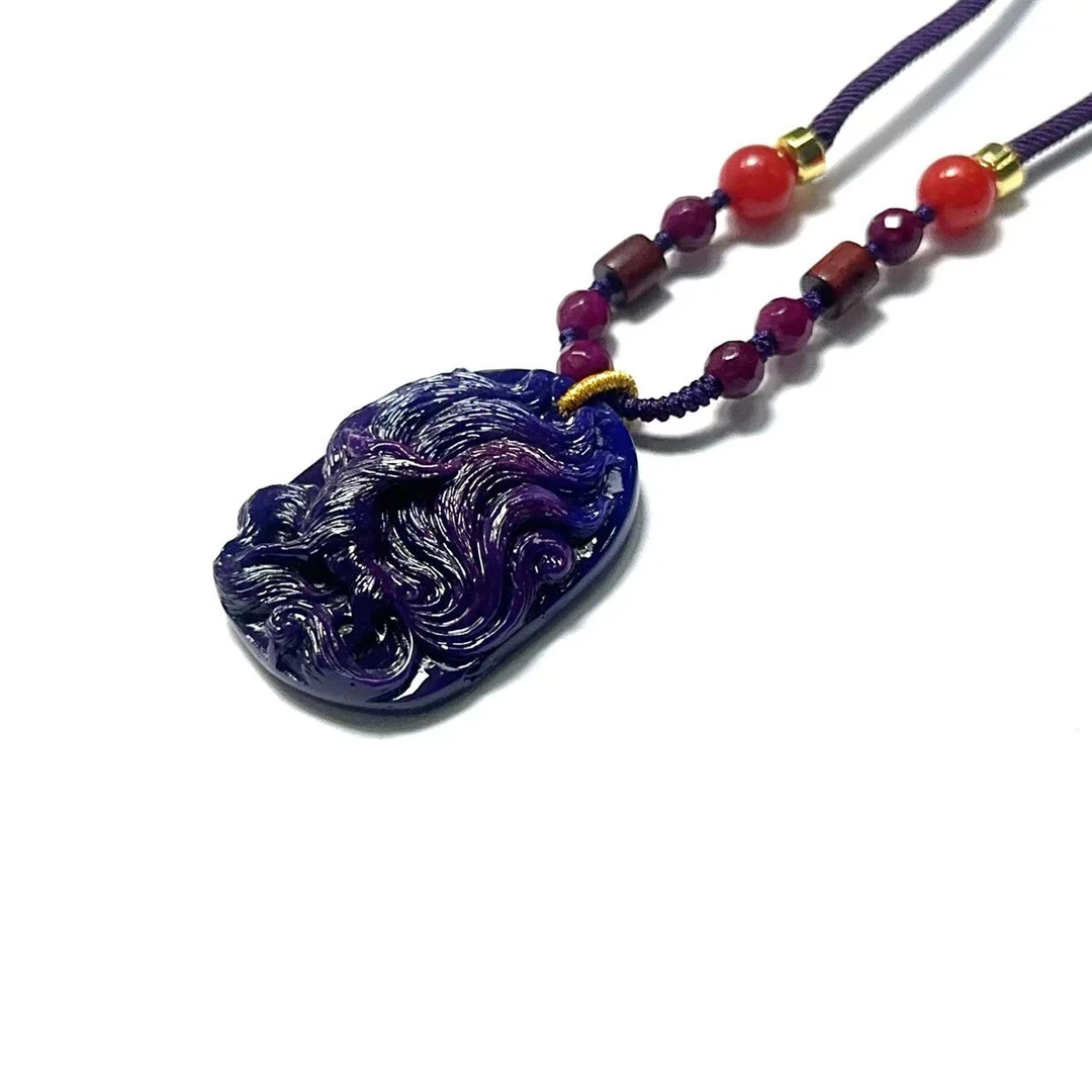 HS128 现代简约时尚项链 尺寸 42x31x10mm