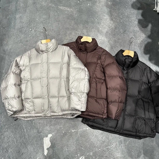 653纯色极简泡芙云朵新国标羽绒服时尚潮流宽松情侣百搭休闲外套