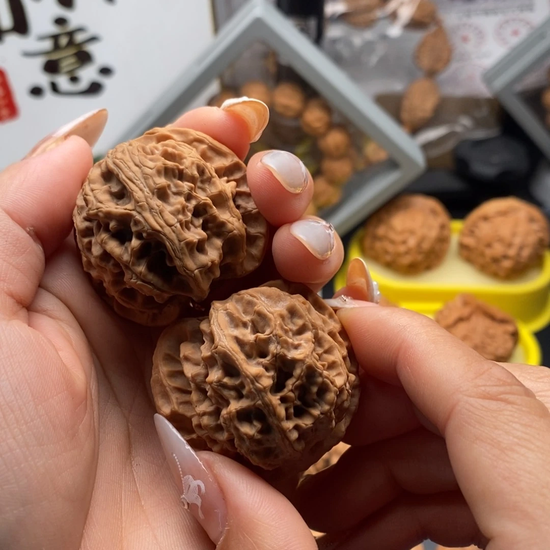 文玩核桃把件苹果40